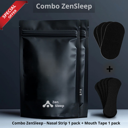 Combo Nasal Strip + Mouth Tape - ZenSleep 30 pack