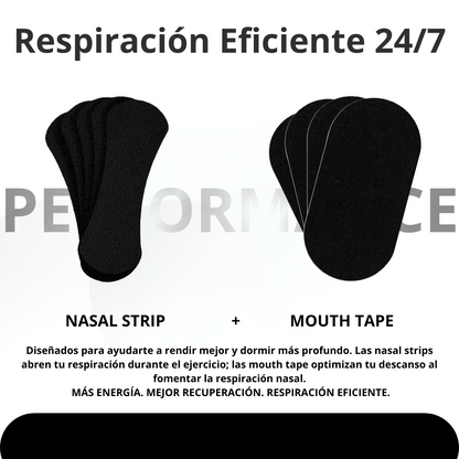 Combo Nasal Strip + Mouth Tape - ZenSleep 30 pack
