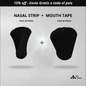 Combo Nasal Strip + Mouth Tape - ZenSleep 30 pack